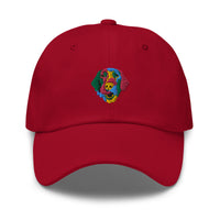 Embroidered Color Silly Lab Dad Hat