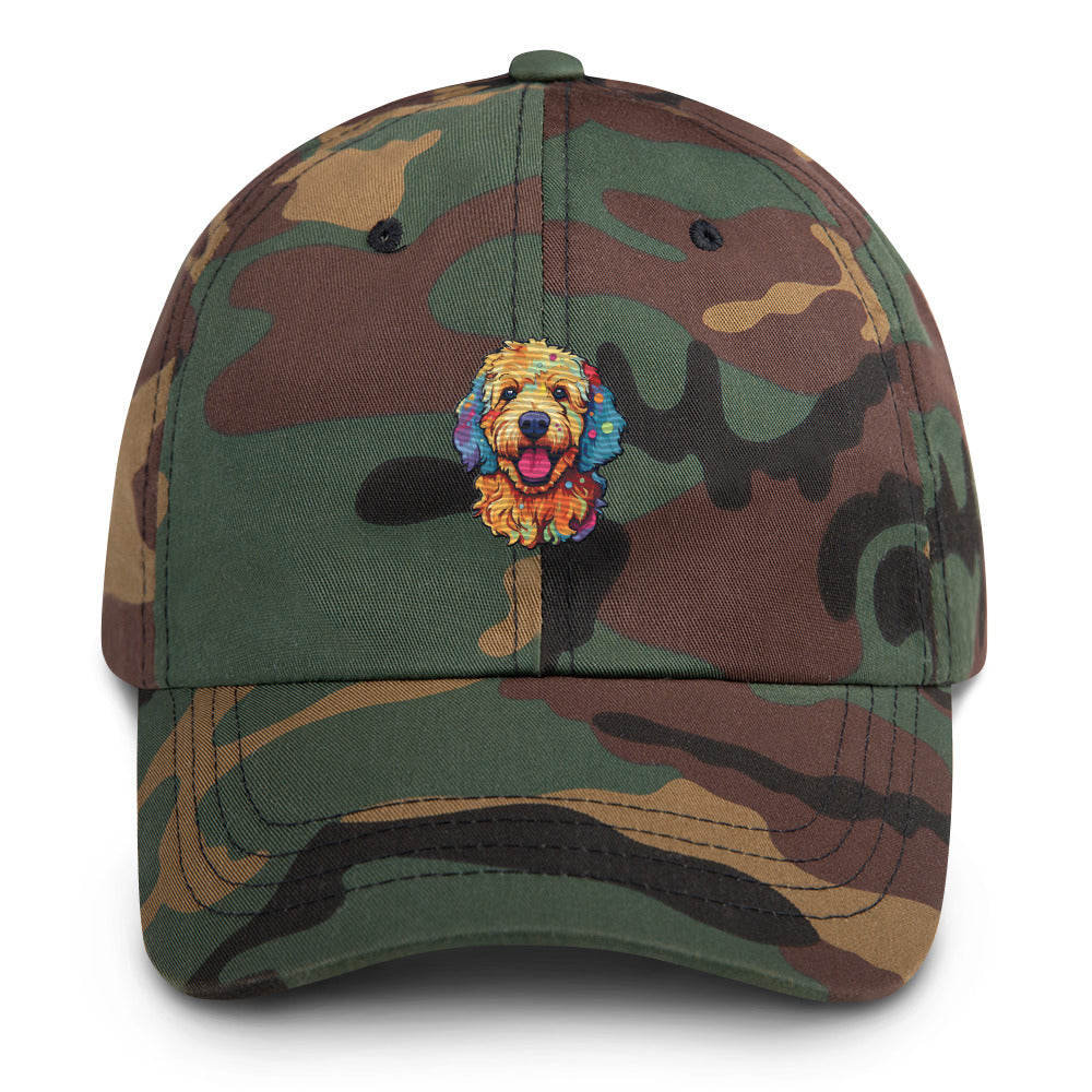 Doodle Boy Color Pop Embroidered Dad Hat