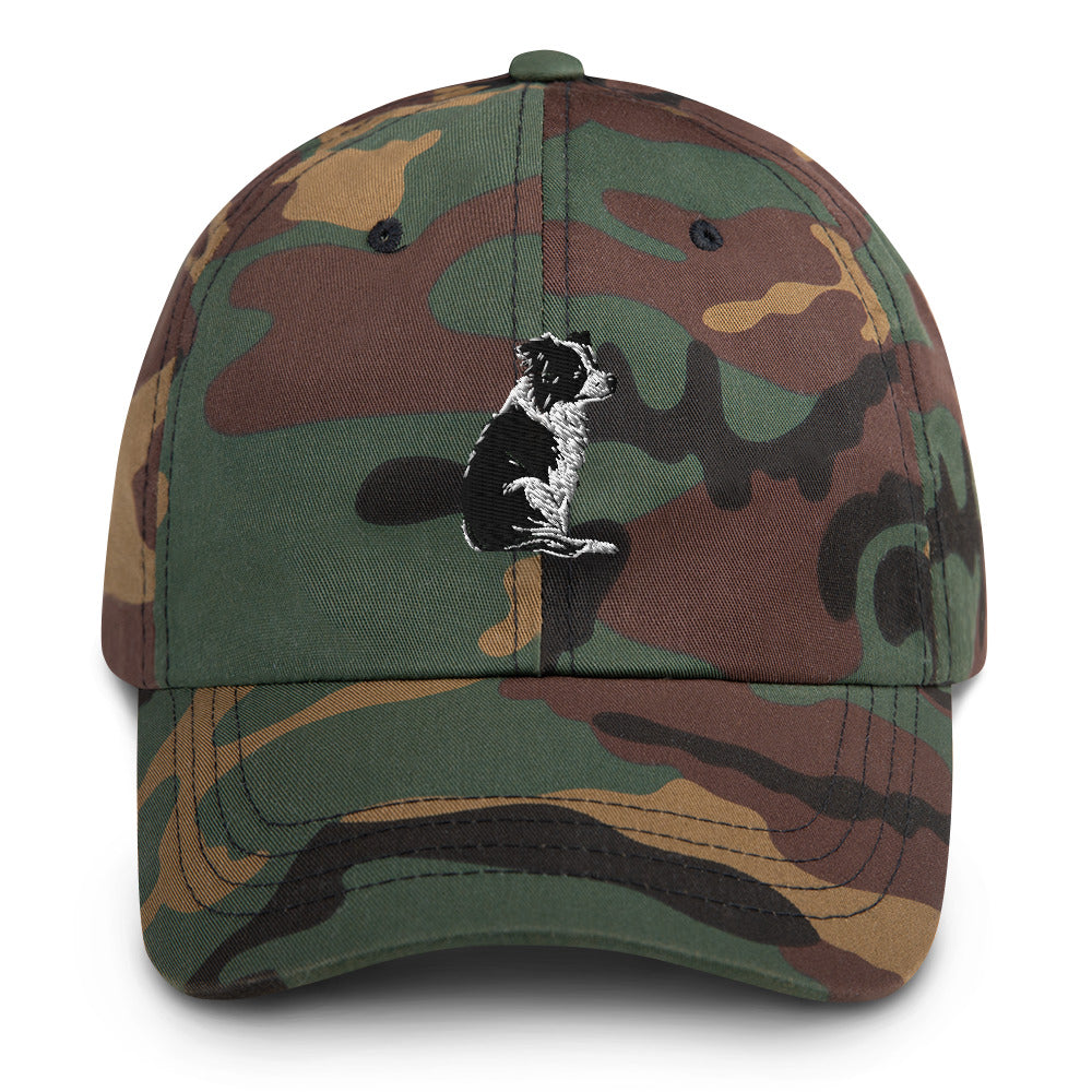 Embroidered Collie Craze Girl Dad Hat