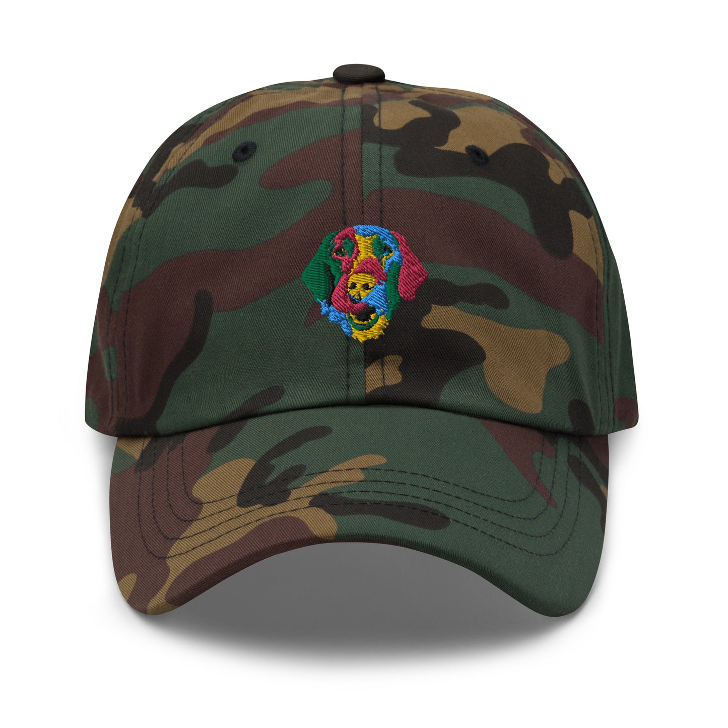 Embroidered Color Silly Lab Dad Hat