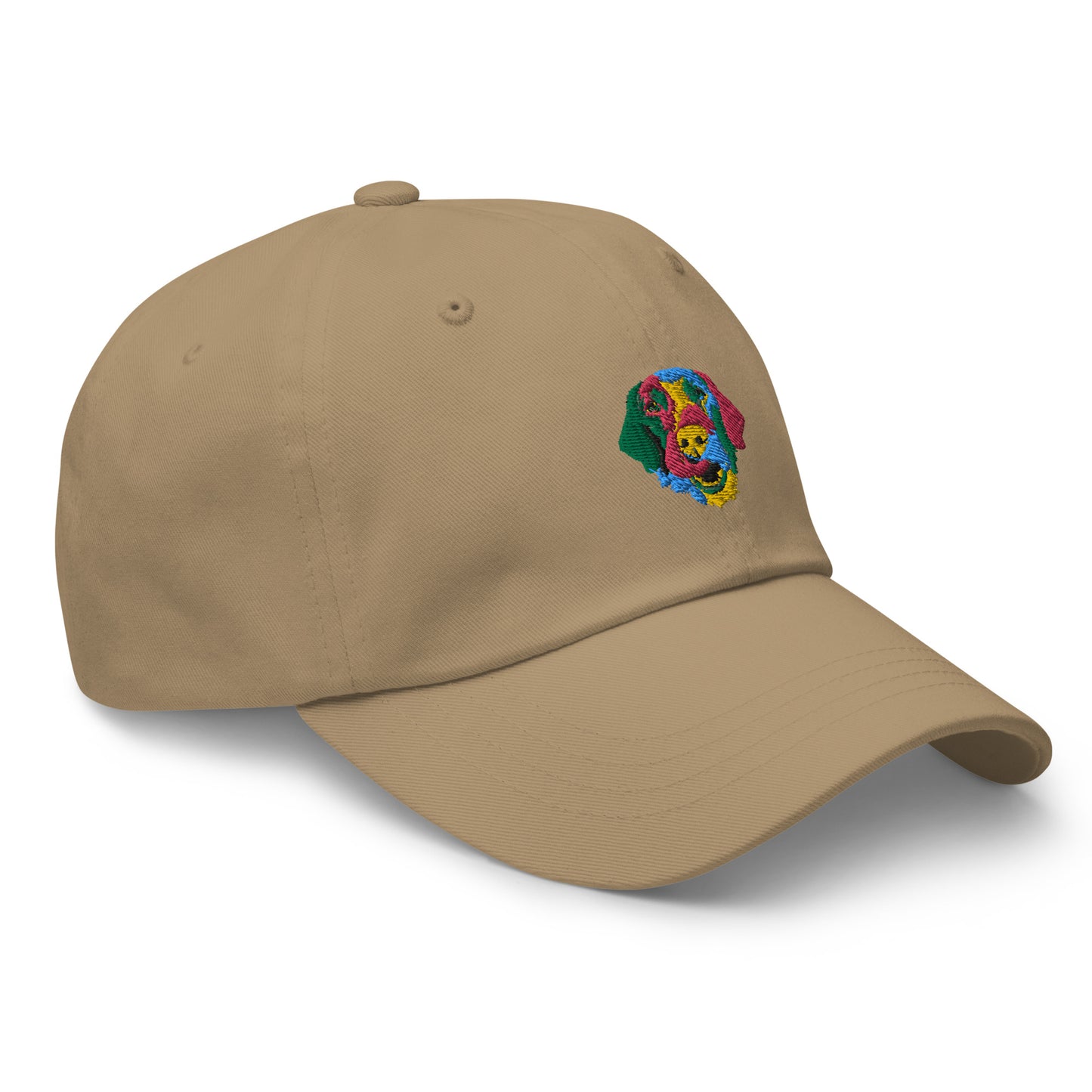 Embroidered Color Silly Lab Dad Hat