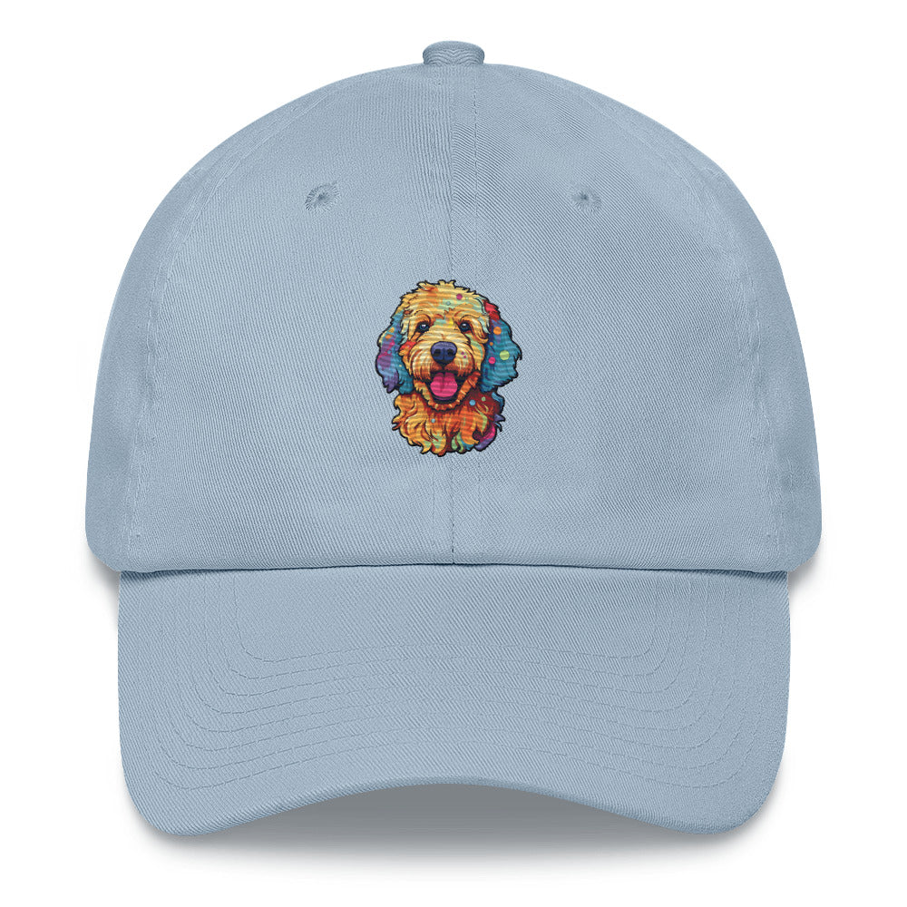 Doodle Boy Color Pop Embroidered Dad Hat