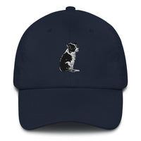 Embroidered Collie Craze Girl Dad Hat