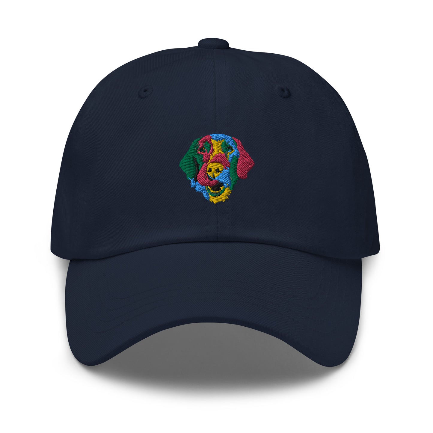 Embroidered Color Silly Lab Dad Hat