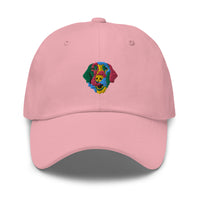 Embroidered Color Silly Lab Dad Hat