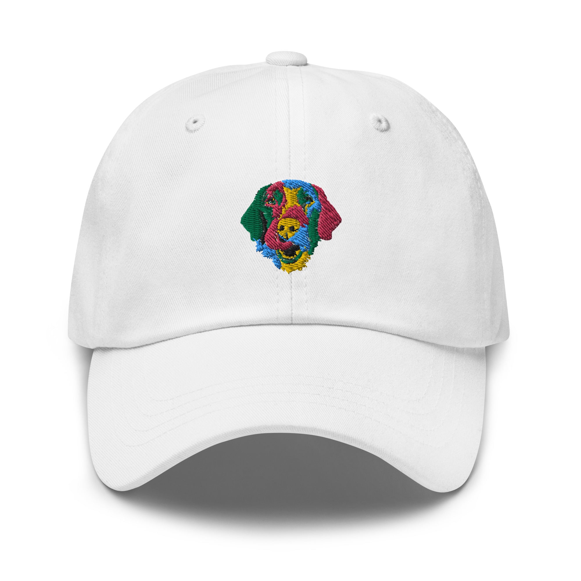 Embroidered Color Silly Lab Dad Hat