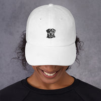 Embroidered Classic Rottie Dad Hat