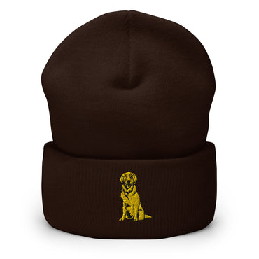 Golden Boy Classic Embroidered Cuffed Beanie