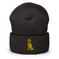 Golden Boy Classic Embroidered Cuffed Beanie