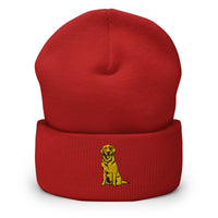 Golden Boy Classic Embroidered Cuffed Beanie