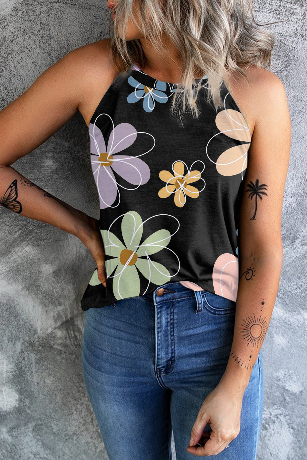 Charming Blossom Tank Top