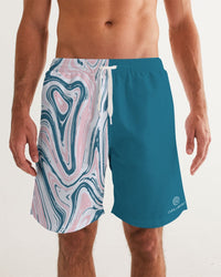 Marble Graphic 7" Classic Men's Swim Trunks