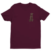 Cocoa Printed Men's Fitted T-Shirt