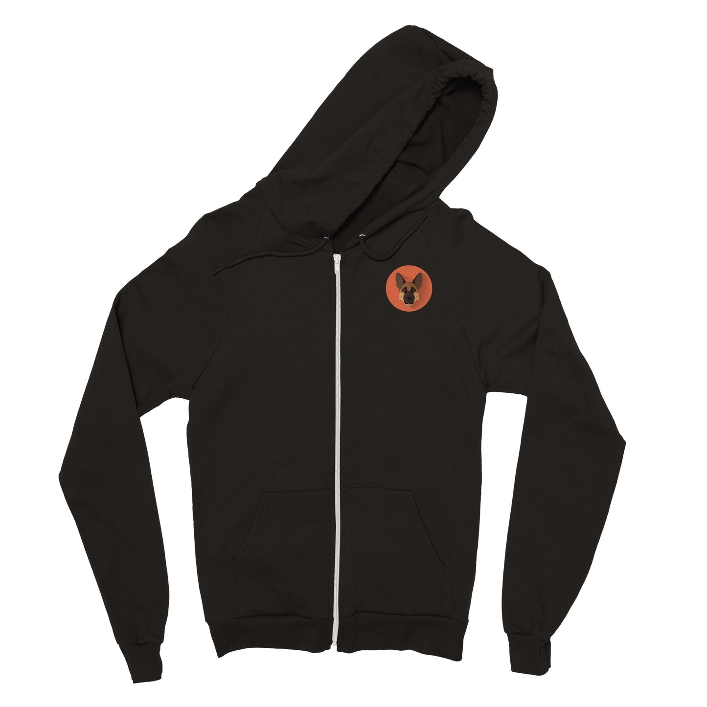 Shepherd Girl Orange Zip Hoodie