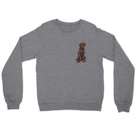 Cocoa Printed Premium Crewneck Sweatshirt