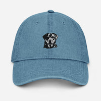 Embroidered Classic Rottie Denim Hat