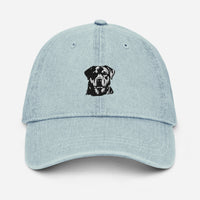 Embroidered Classic Rottie Denim Hat