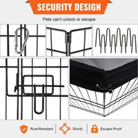 Octagonal Pet Playpen - 63" x 24" for Small and Medium Pets