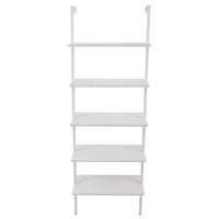 5-Tier Wall-Mounted Etagere Bookshelf - Metal Frame, 70.87" Tall