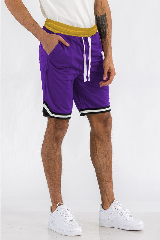 Basketball Stripe Shorts