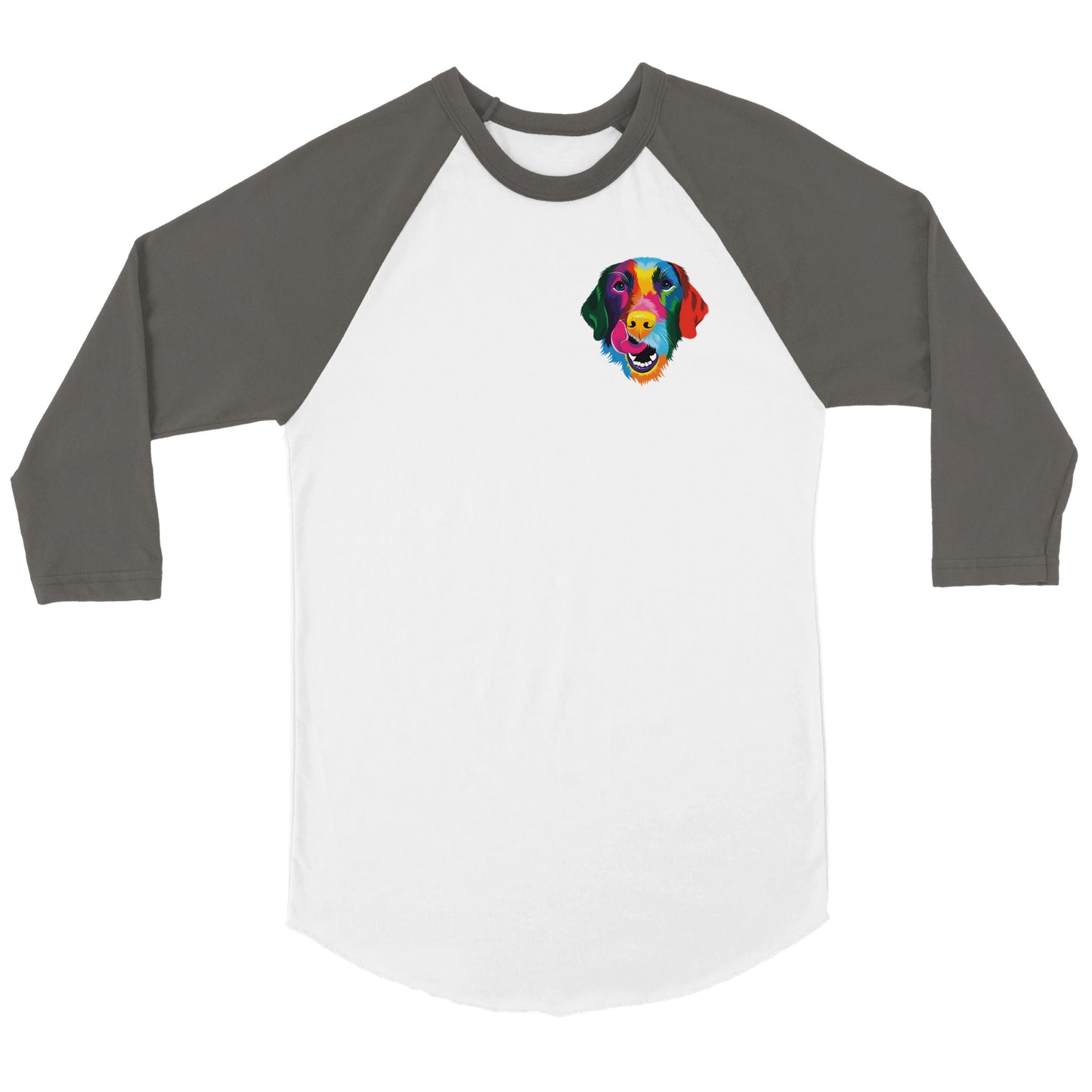 Color Silly Lab 3/4 sleeve Raglan T-shirt