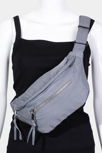 Multi-Pocket Nylon Crossbody Bag – Lightweight & Functional Design