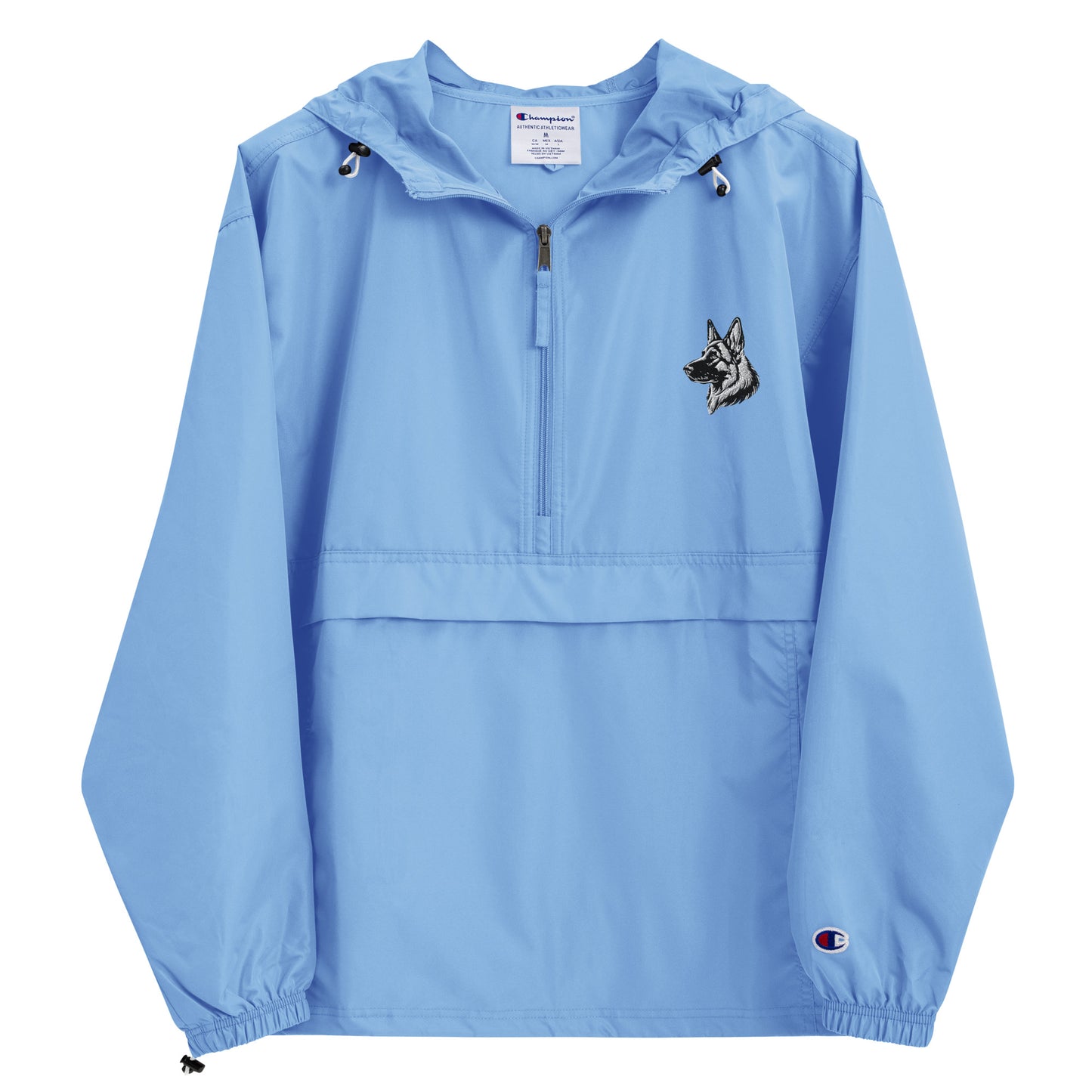 Embroidered Classic Shepherd Girl Champion Packable Jacket