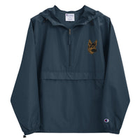 Embroidered Shepherd Girl Champion Packable Jacket