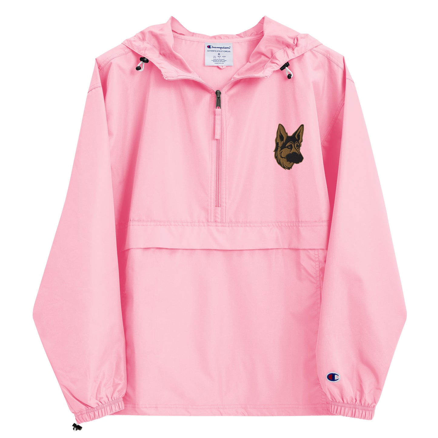 Embroidered Shepherd Girl Champion Packable Jacket