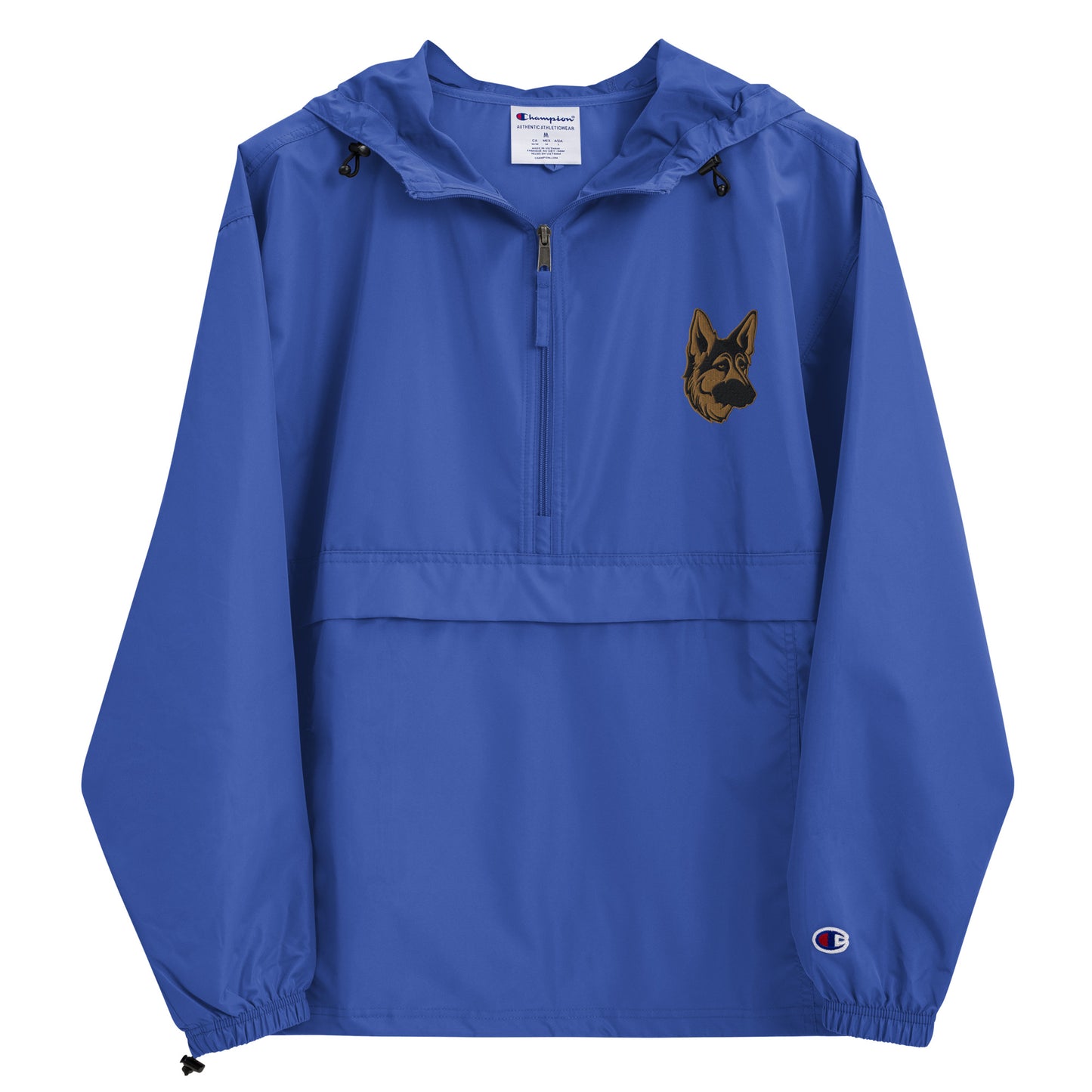 Embroidered Shepherd Girl Champion Packable Jacket