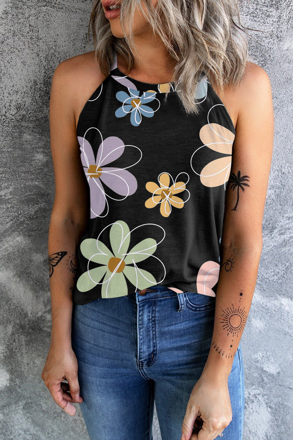 Charming Blossom Tank Top