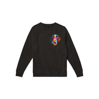 Color Silly Lab Printed Premium Crewneck Sweatshirt