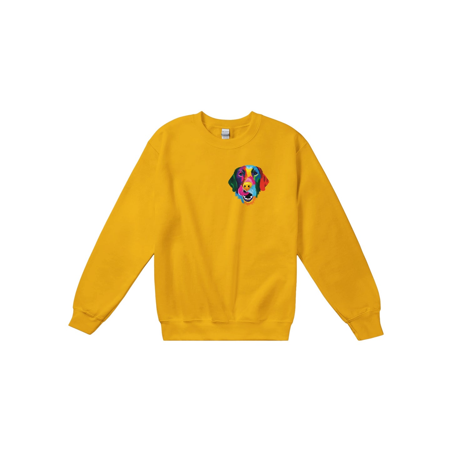 Color Silly Lab Printed Crewneck Sweatshirt