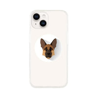 Shepherd Girl White iPhone Case