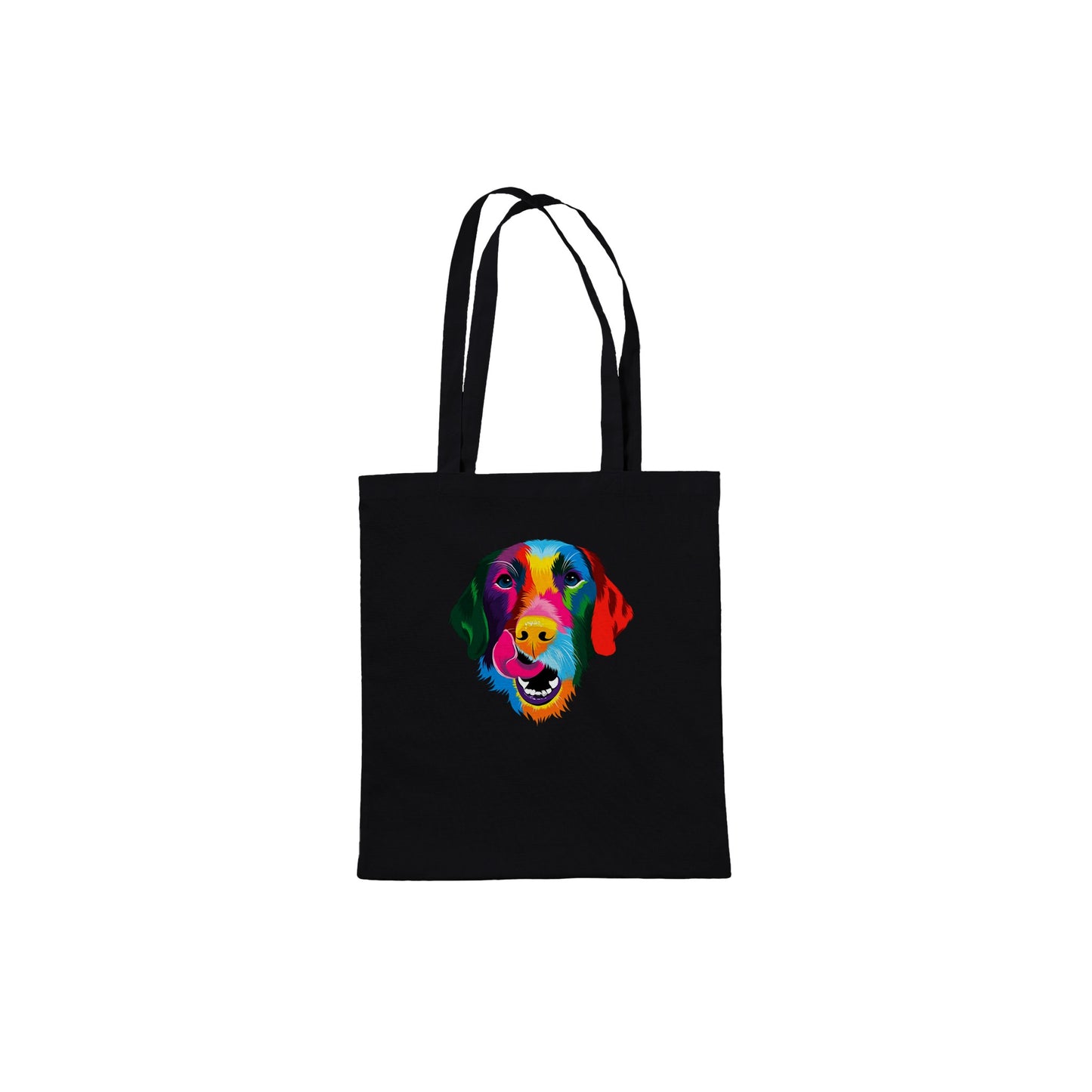 Color Silly Lab Printed Tote Bag