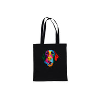 Color Silly Lab Printed Tote Bag