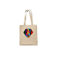 Color Silly Lab Printed Tote Bag