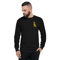 Golden Boy Embroidered Men's Champion Long Sleeve Shirt