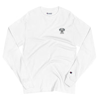 Embroidered Classic Silly Lab Men's Champion Long Sleeve Shirt