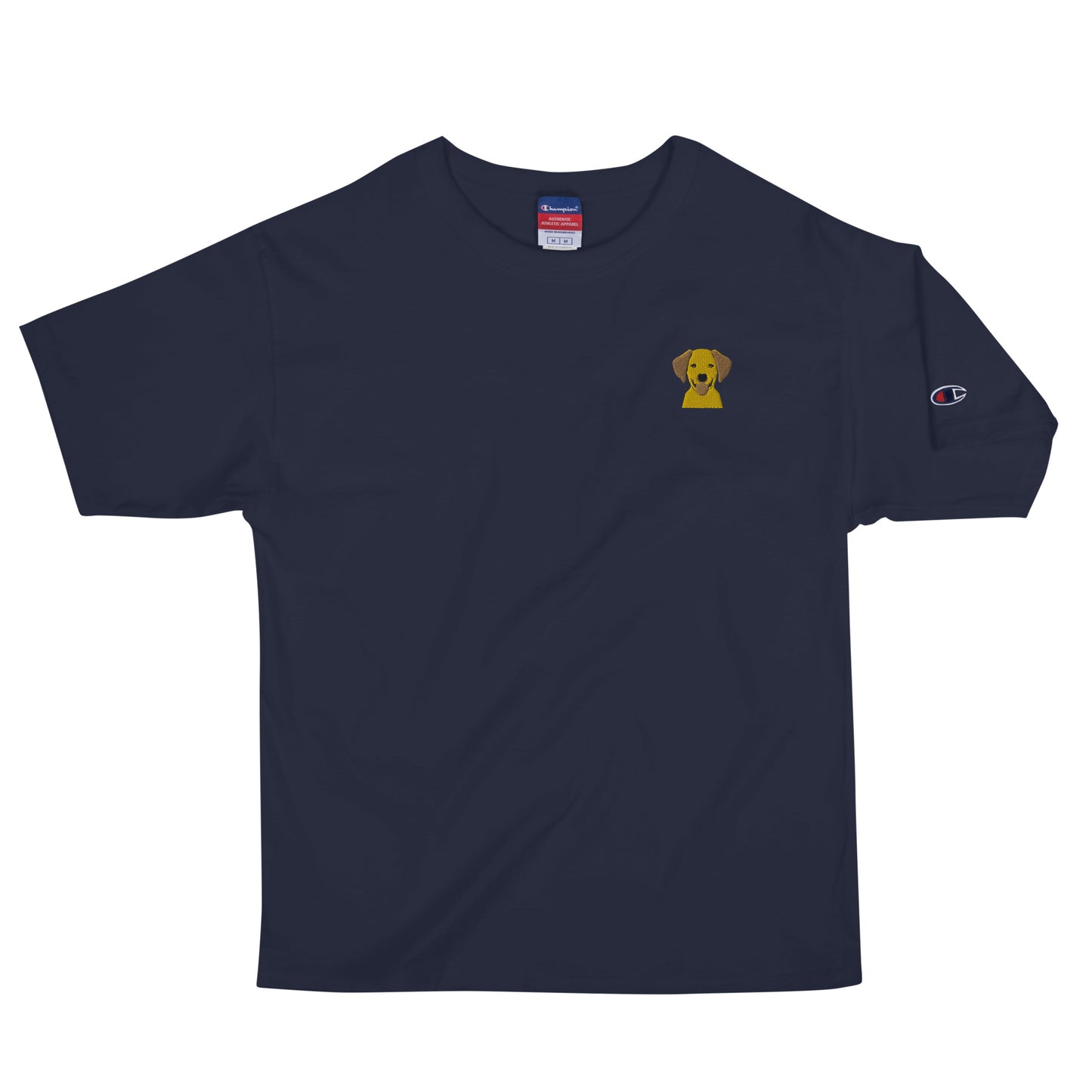 Embroidered Silly Lab Men's Champion T-Shirt