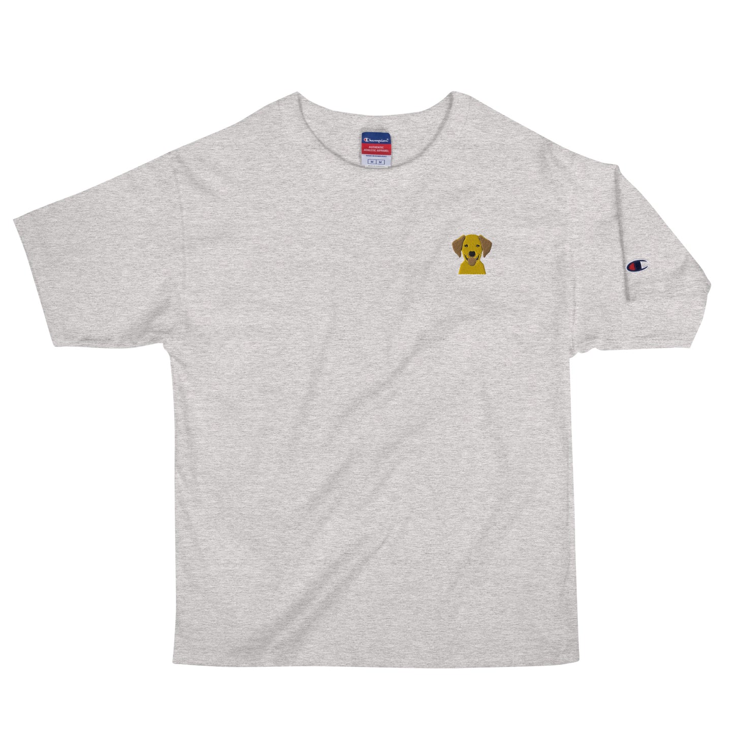 Embroidered Silly Lab Men's Champion T-Shirt