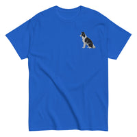 Embroidered Collie Craze Boy Men's T-Shirt