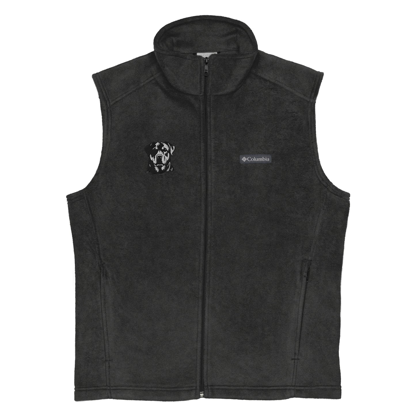 Embroidered Classic Rottie Men’s Columbia Fleece Vest