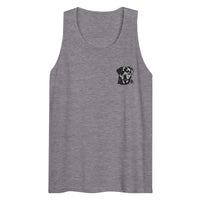 Embroidered Classic Rottie Men’s Premium Tank Top