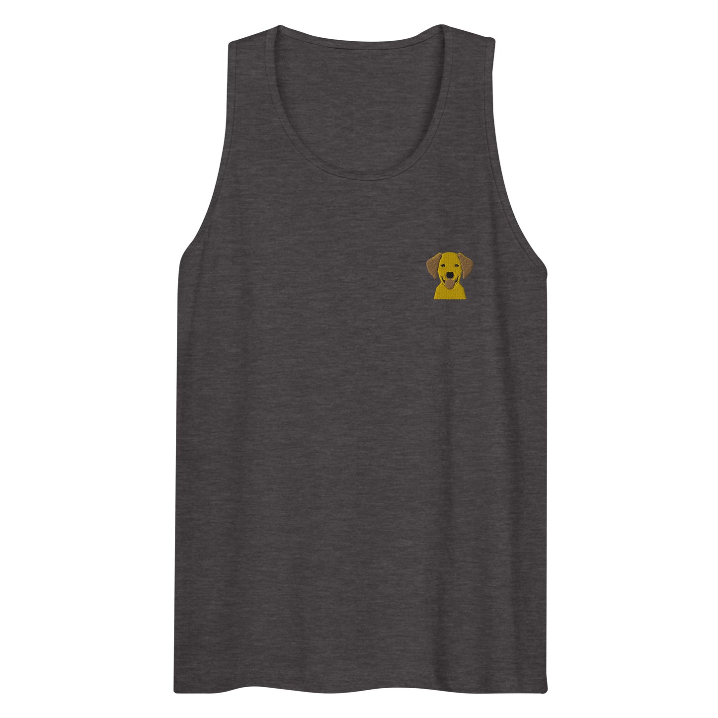 Embroidered Silly Lab Men’s Premium Tank