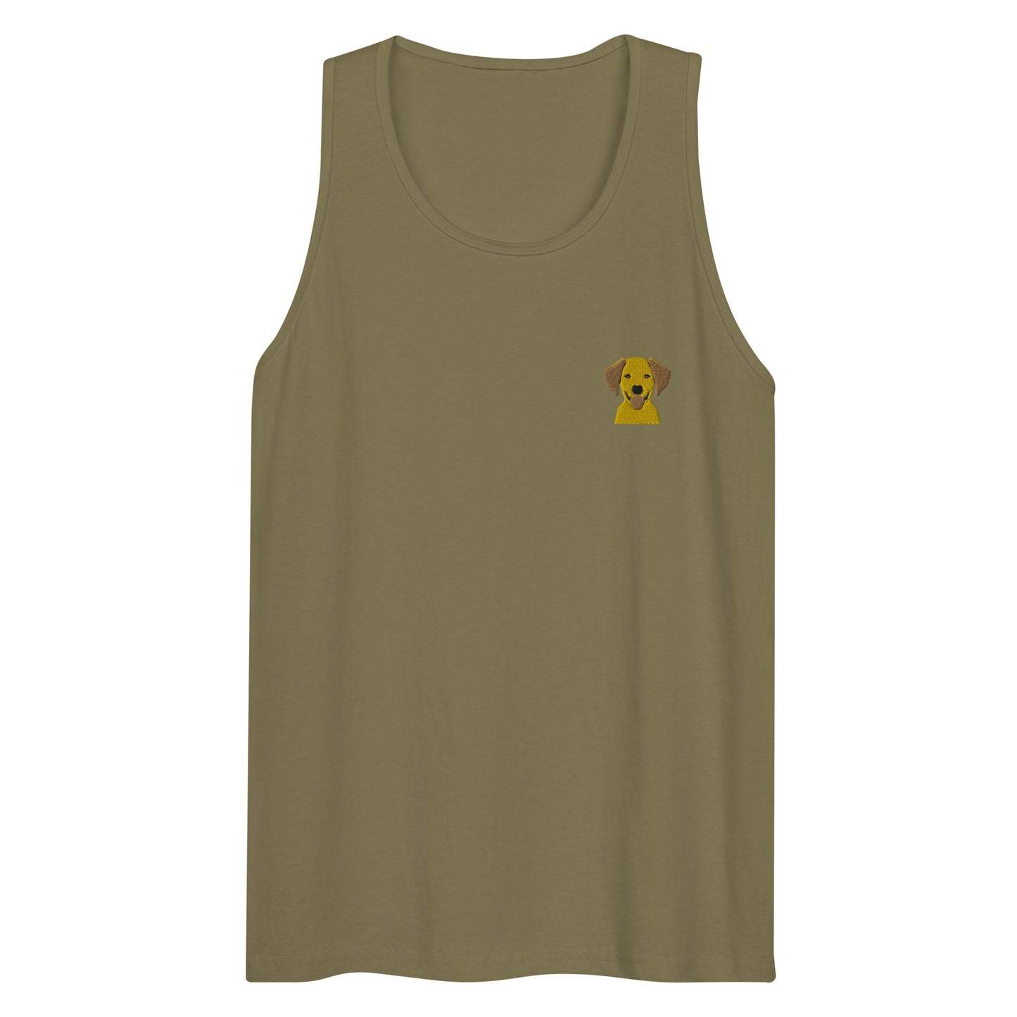 Embroidered Silly Lab Men’s Premium Tank