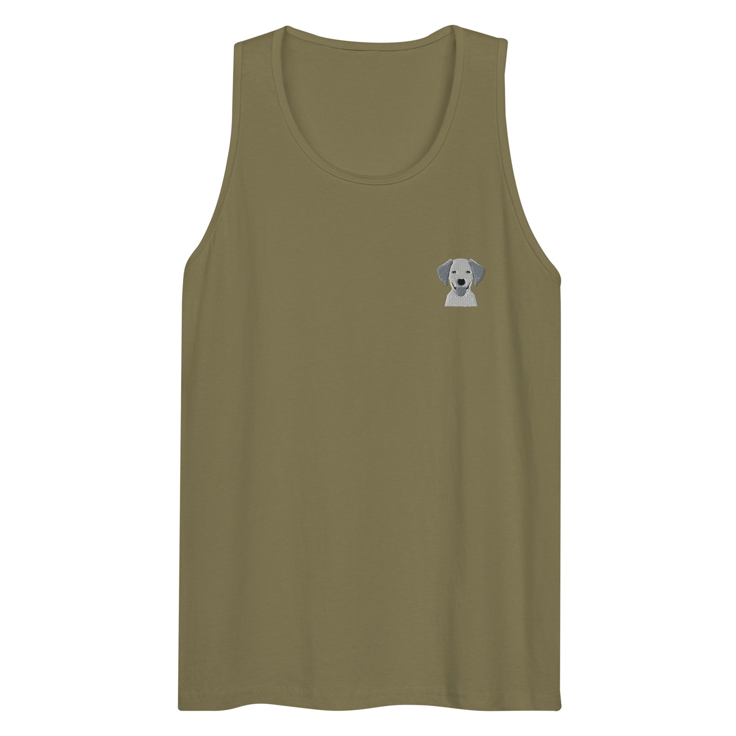 Embroidered Classic Silly Lab Men’s Premium Tank