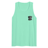 Embroidered Classic Rottie Men’s Premium Tank Top