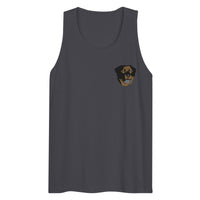 Embroidered Color Rottie Men’s Premium Tank Top