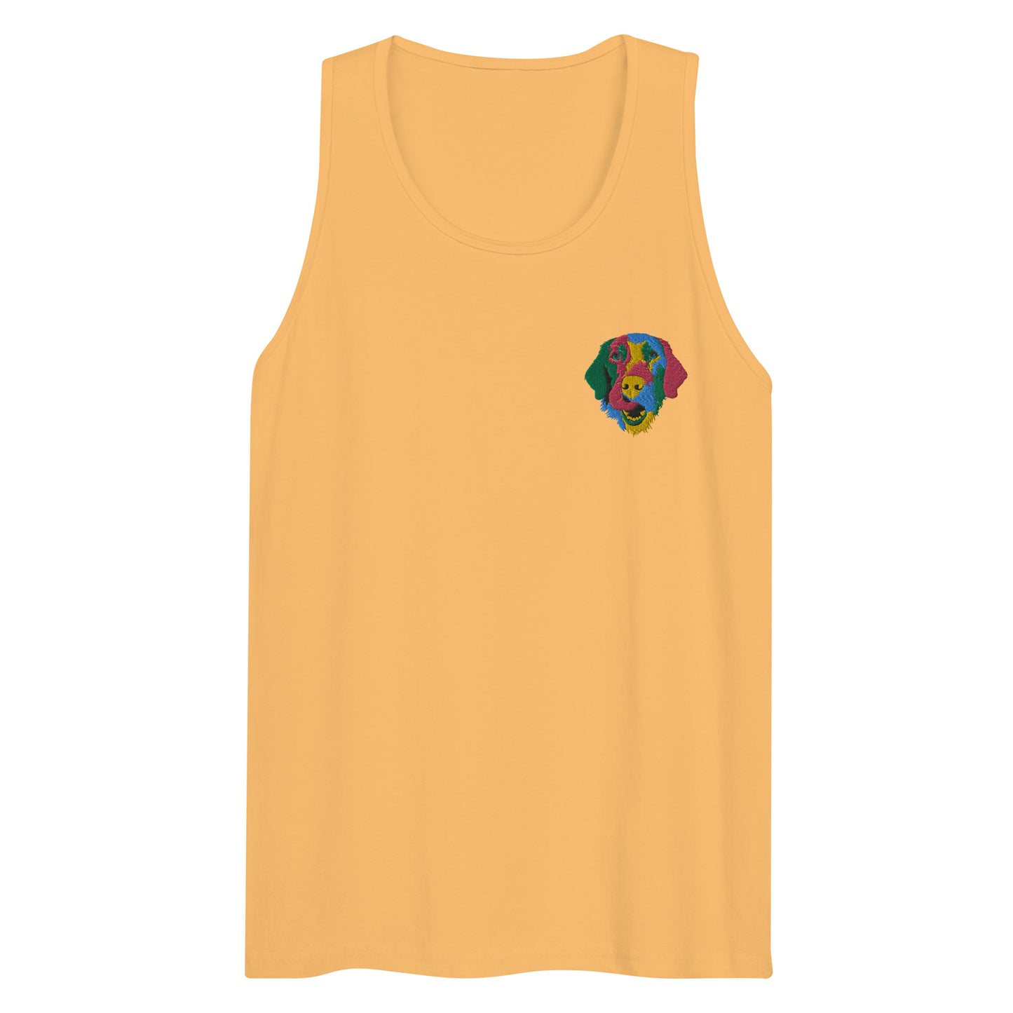 Embroidered Color Silly Lab Men’s Premium Tank